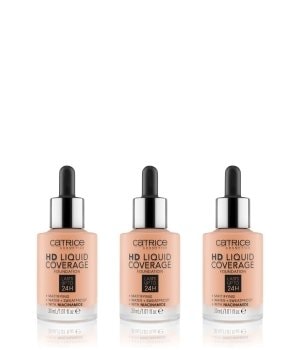 CATRICE HD Liquid Coverage 3er Set Flüssige Foundation-3x30 ml