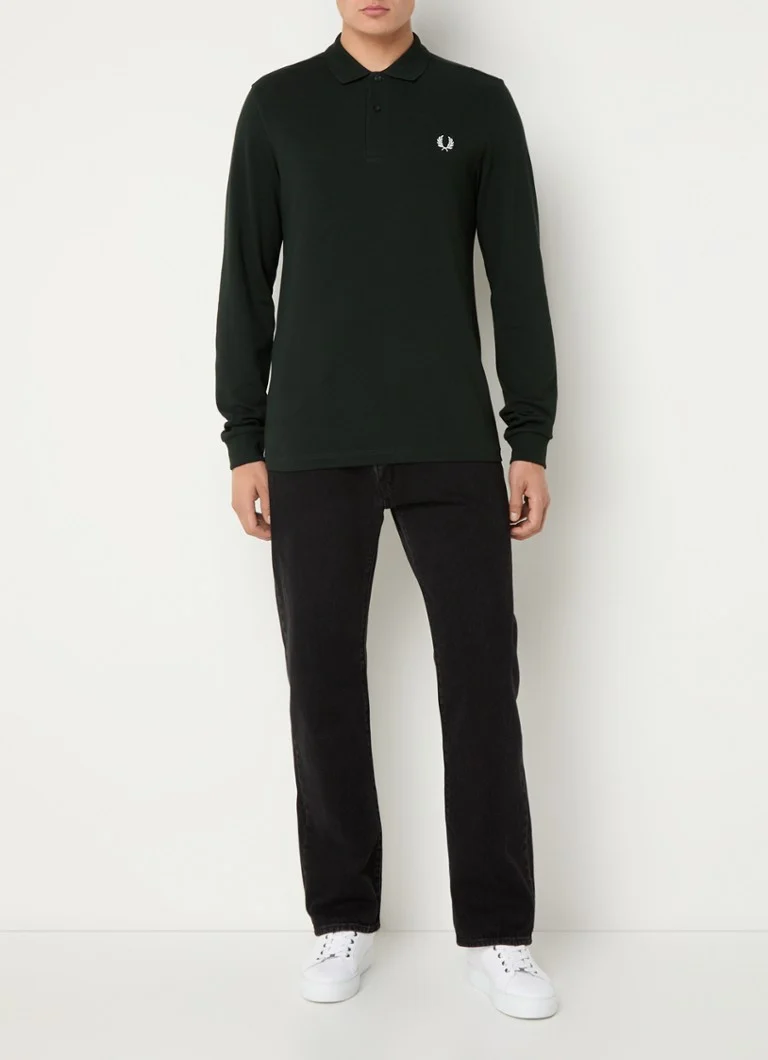 Koszulka polo Fred Perry o klasycznym kroju z haftowanym logo.