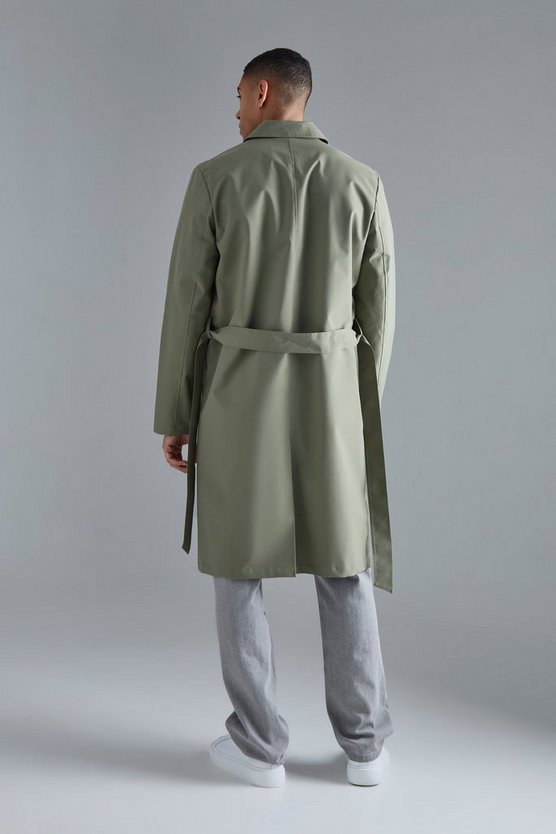 Klassischer Trenchcoat mit Gürtel