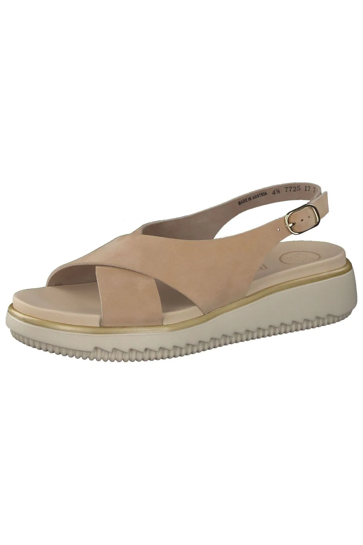Paul Green  Sandalette - Gelb - Flacher Absatz