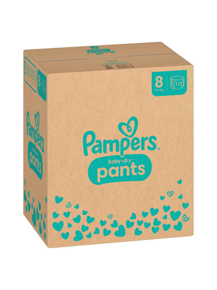 Pampers Pampers Baby-Dry Pants Größe 8, 117 Windeln, 17kg  günstig kaufen 8