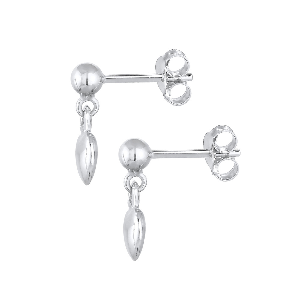 Elli Elli Boucles d'Oreilles Boucles d'oreilles Femme Coeur Amour Tendance Minimale en Boucles d'oreilles