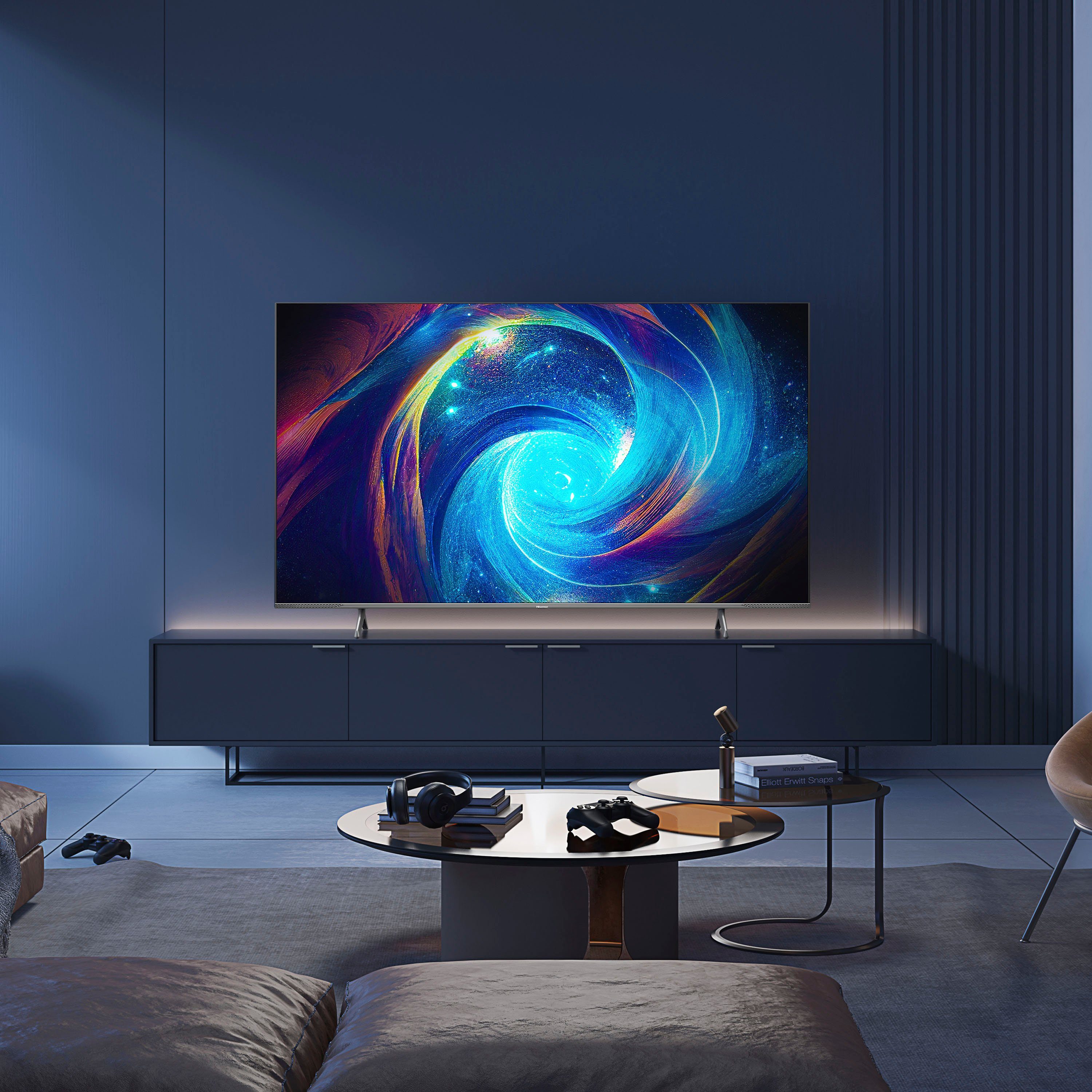Hisense 75E77KQ PRO QLED-Fernseher (189 cm/75 Zoll, 4K Ultra HD, Smart-TV)