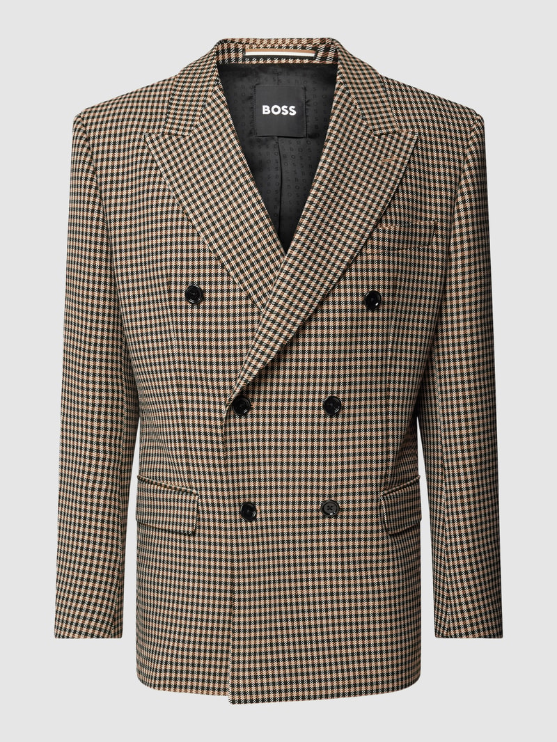 Sakko mit Viskose-Anteil Modell 'Carper' in beige