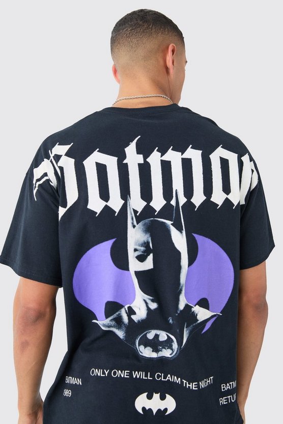 Oversize T-Shirt mit lizenziertem Batman-Print