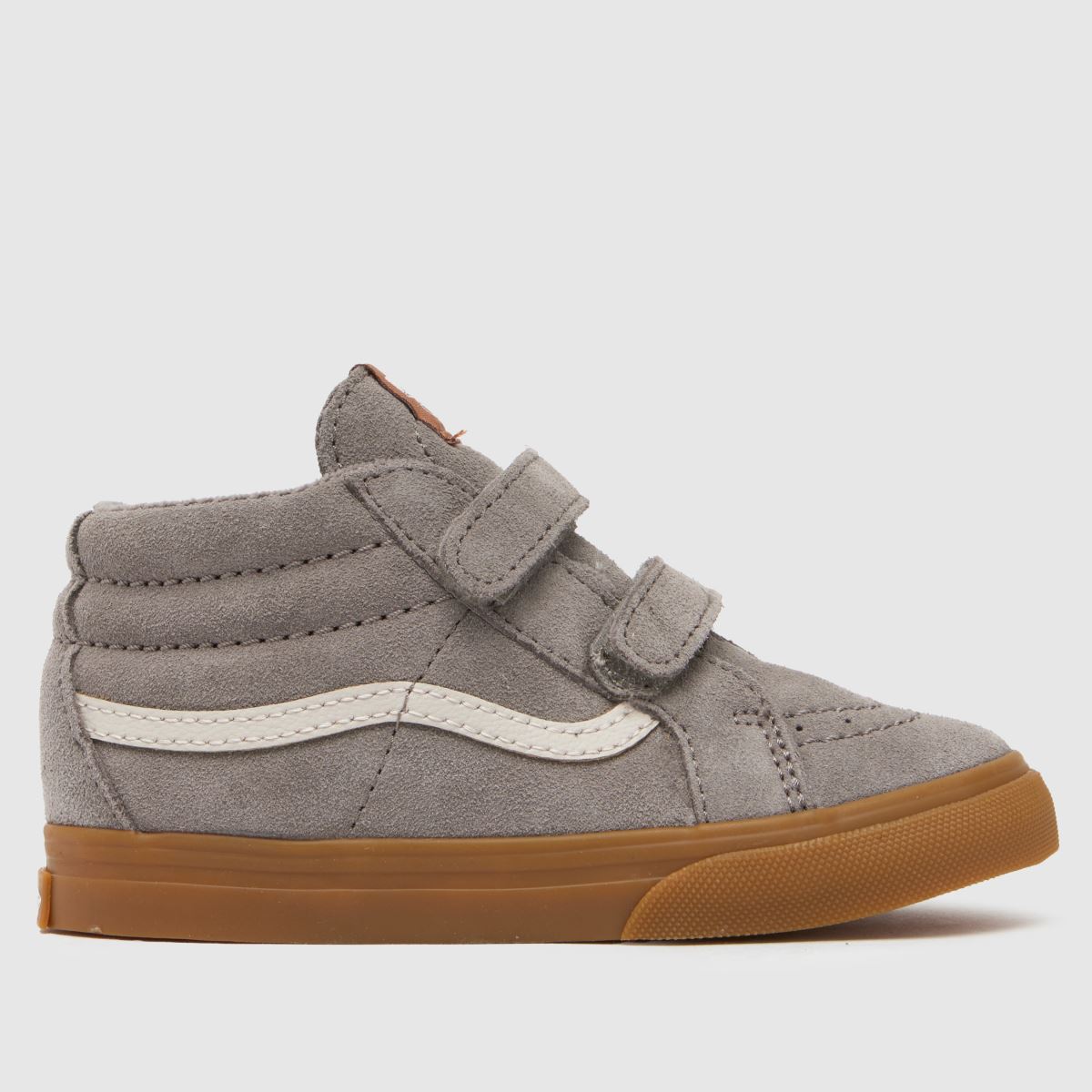 Svetlo sivi superge Vans Sk8-Mid Reissue V za fante in malčke