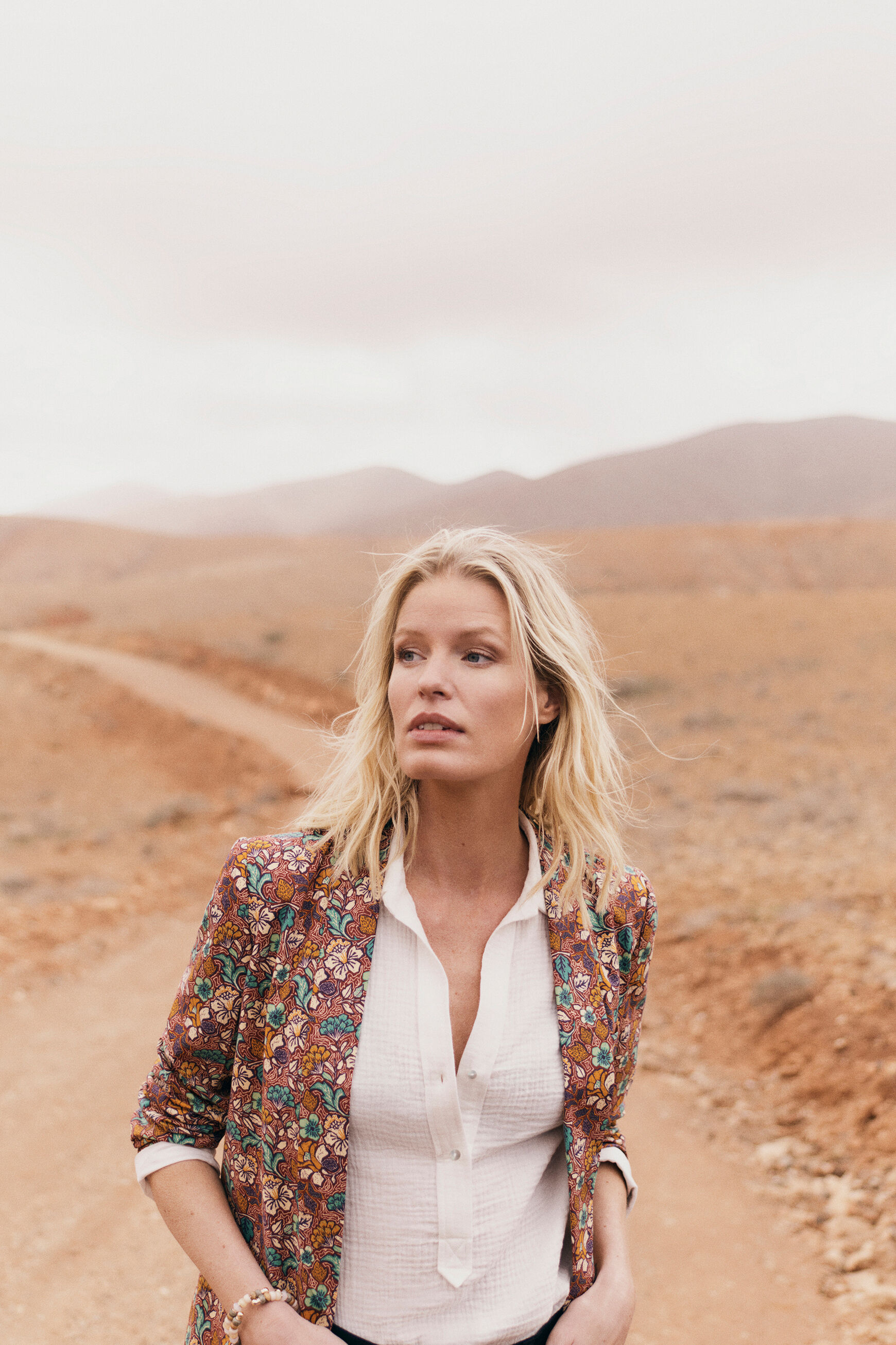 blazer lizzie marron fonce femme