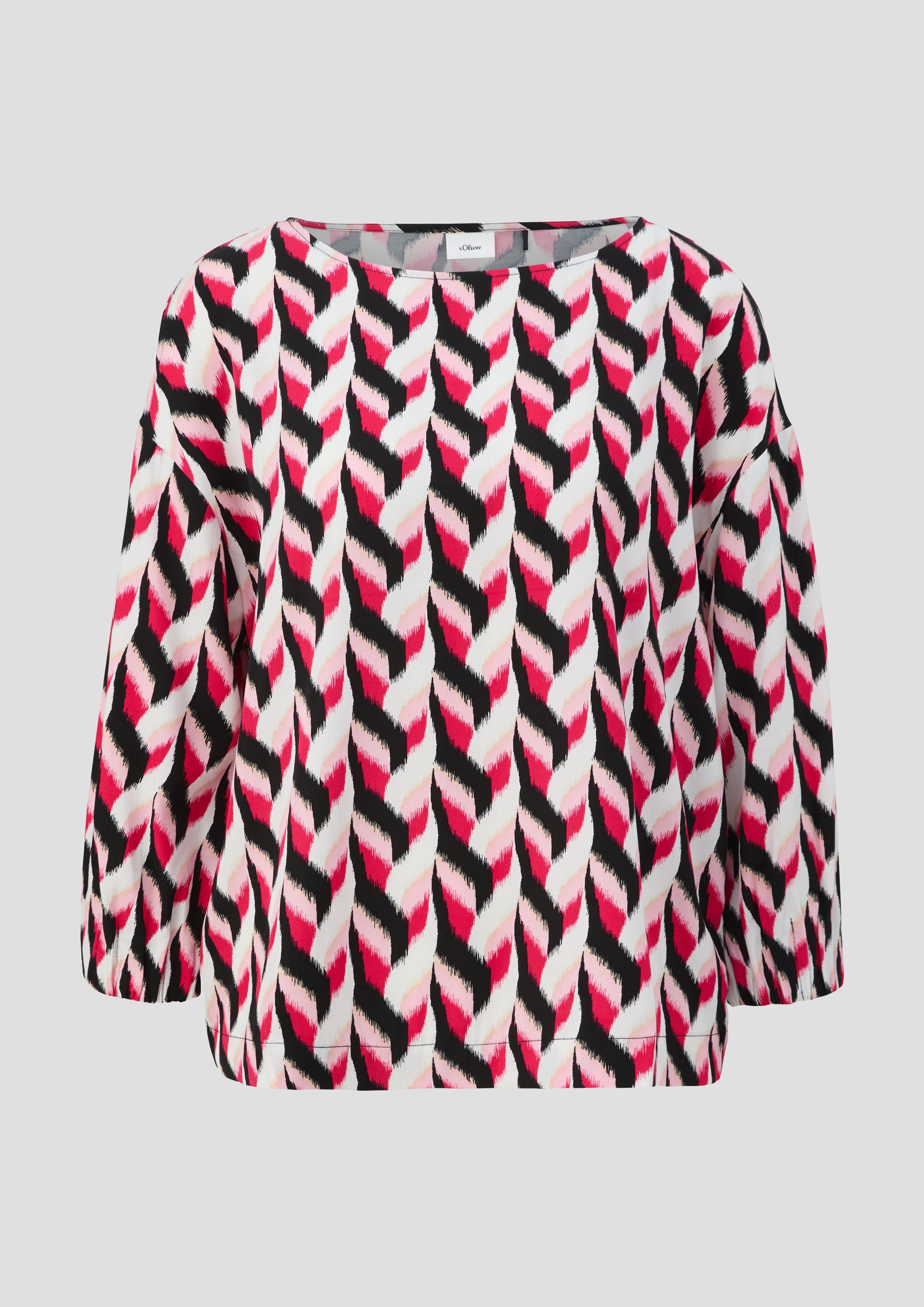 Weite Bluse aus Twill  2145052-99B2