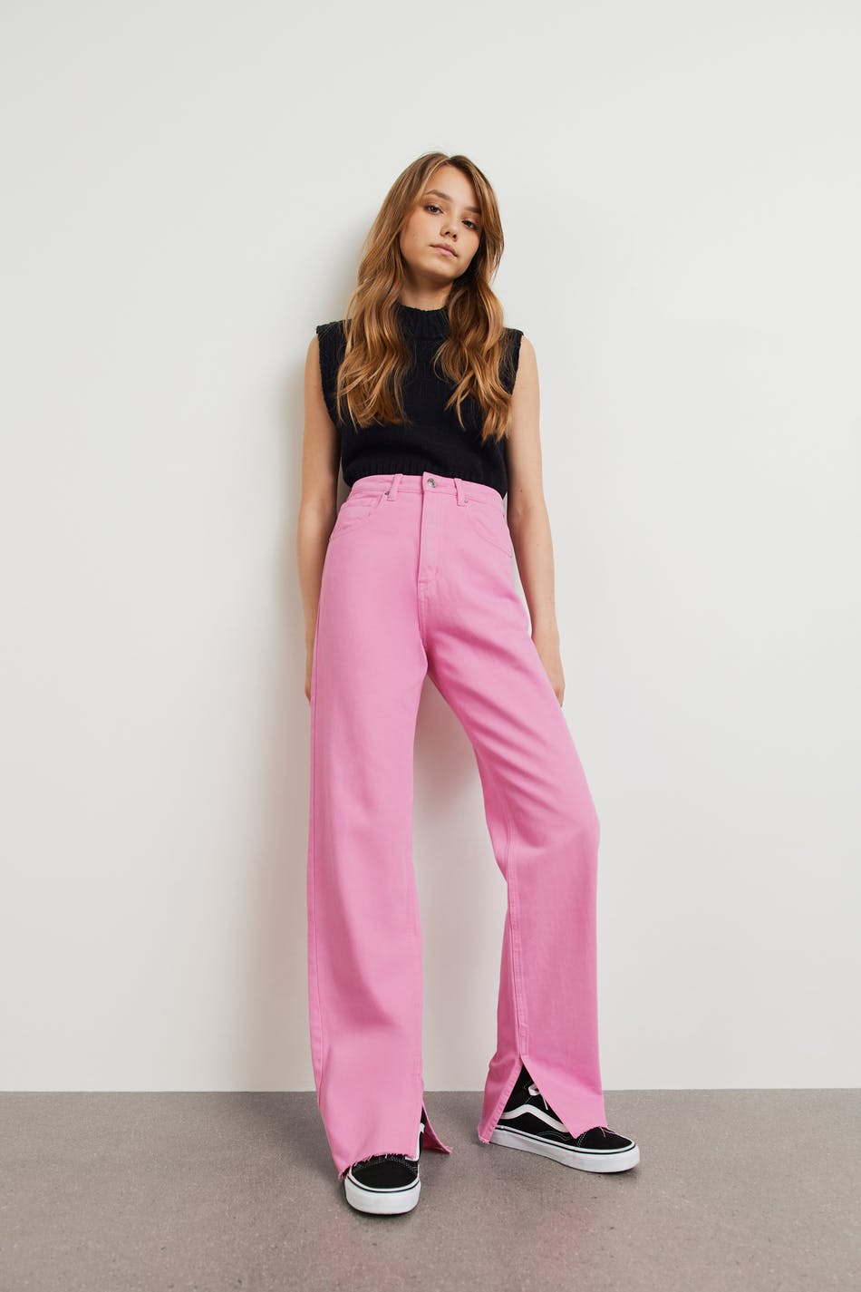 Straight full length jeans