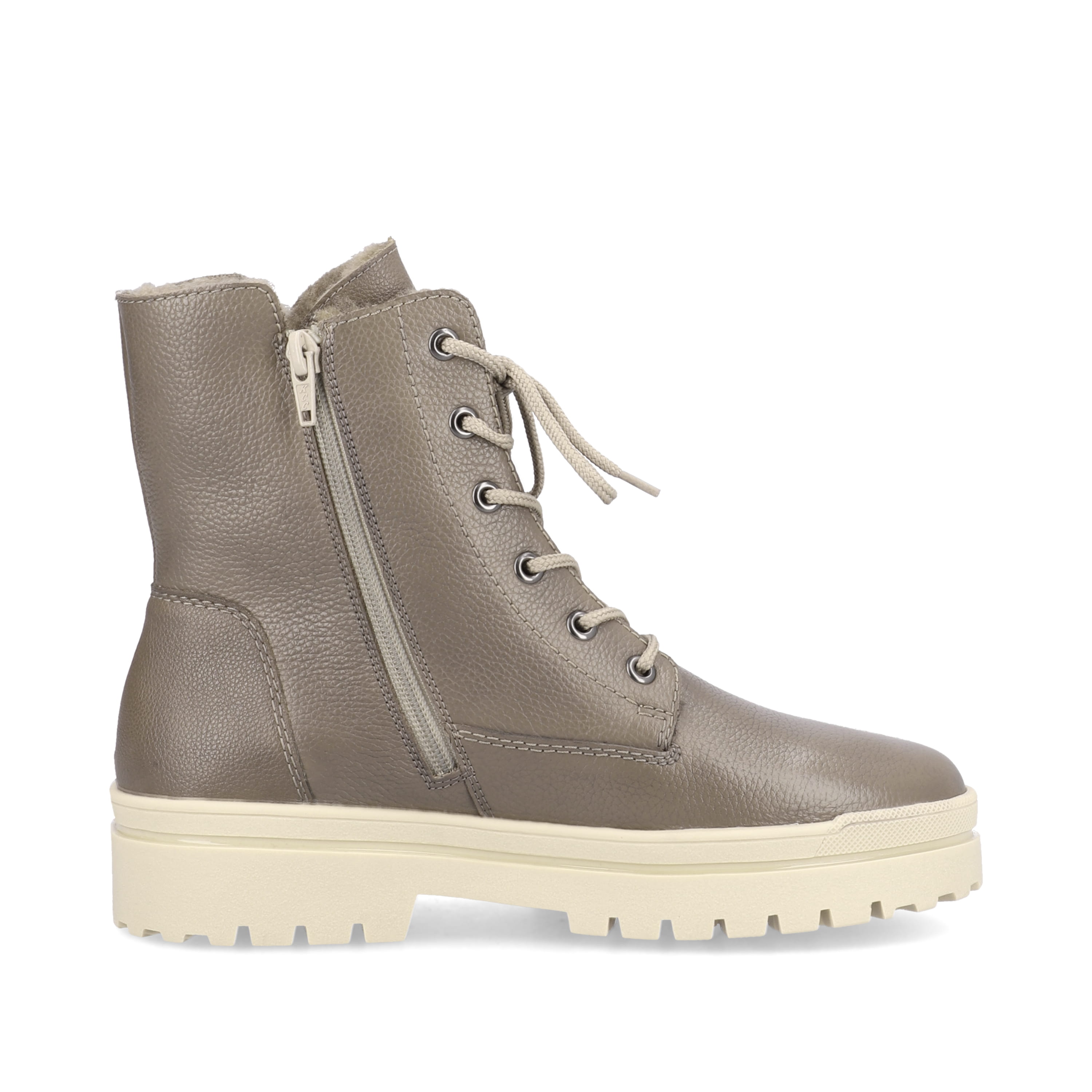 Rieker Damen Schnürstiefel asphaltgrau