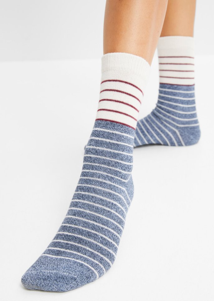 Weiche Rippsocken (5er Pack) mit Satinschleife