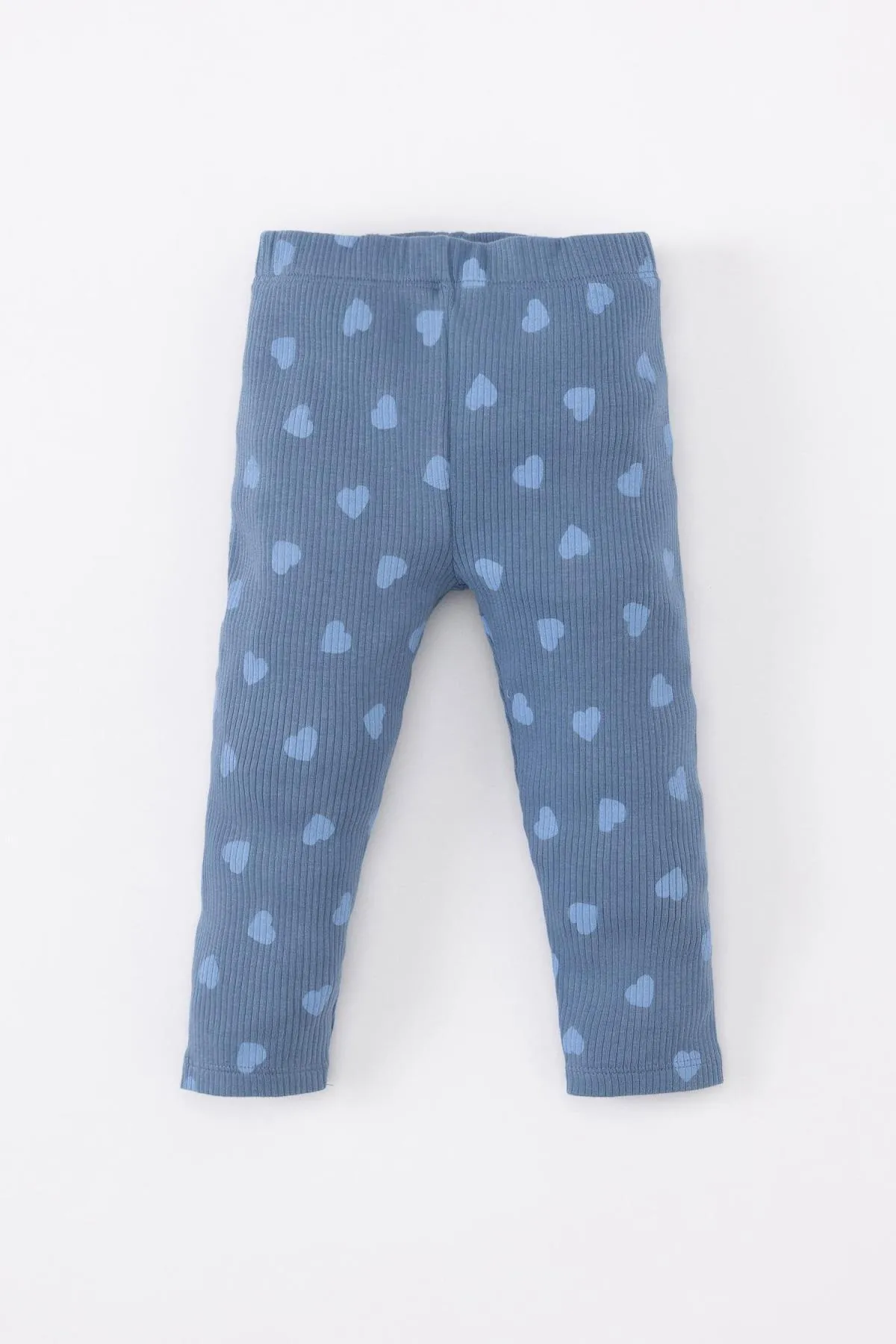 DeFacto  Herzgemusterte Sweatshirt-Strumpfhosen für Babys im 2er-Set