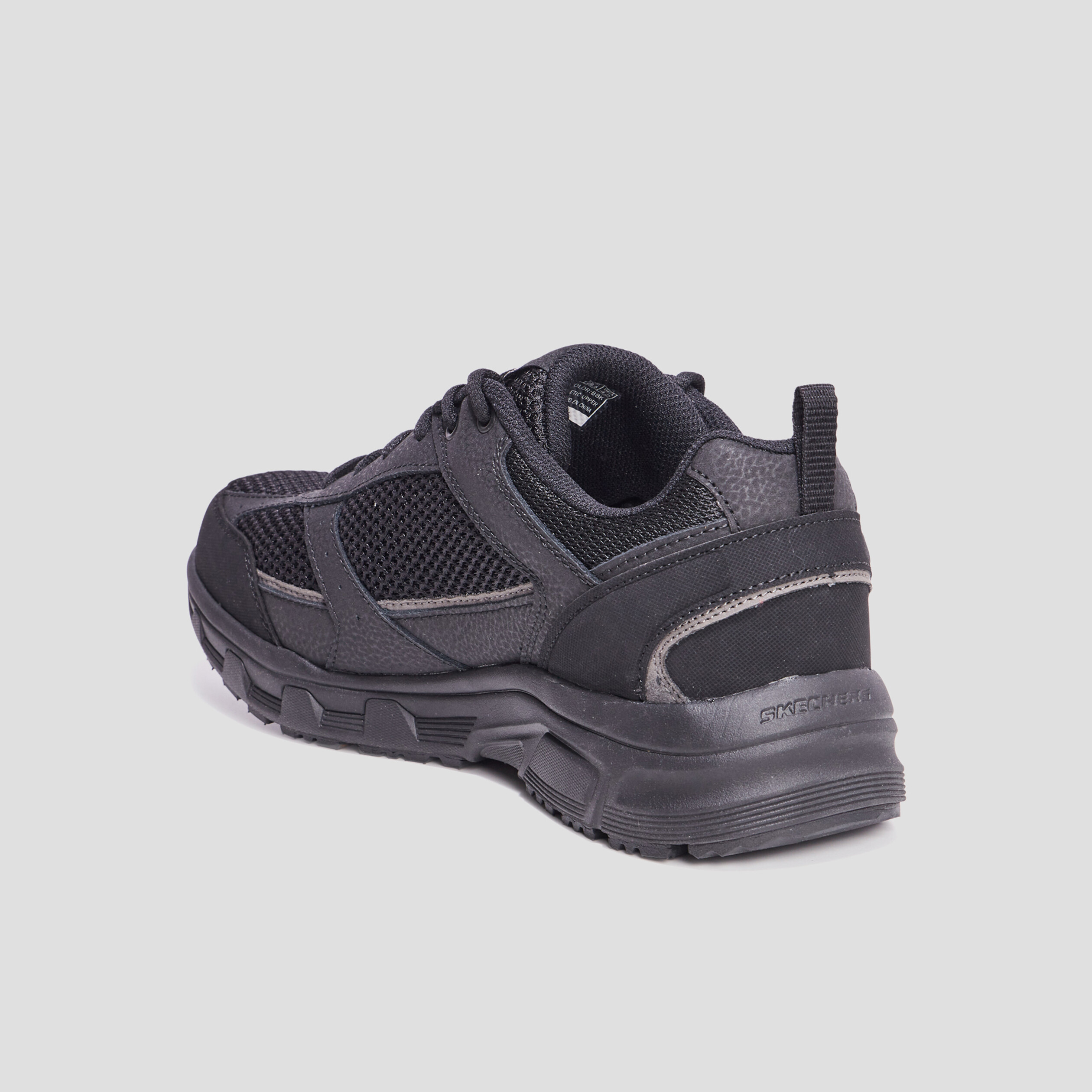 Baskets running mémoire forme Skechers noir homme | La Halle