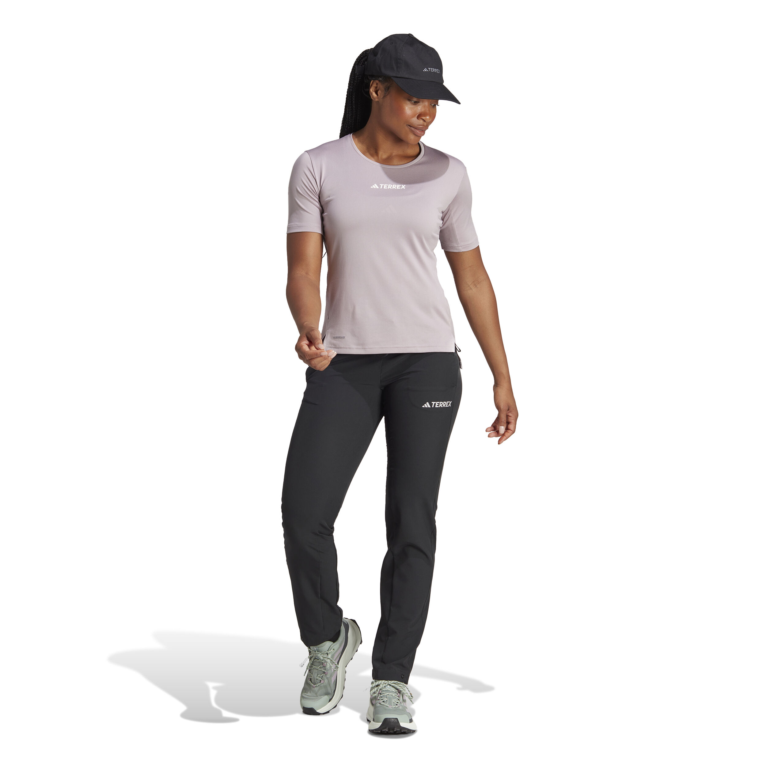Terrex MT Tee Laufshirt Damen - Flieder