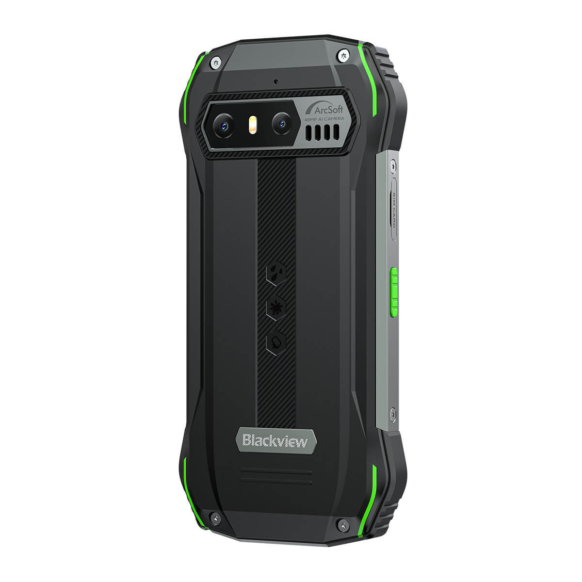 Blackview N6000 Green Rugged Smartphone, Mini Outdoorhandy mit 8 GB RAM und 256 GB Speicher