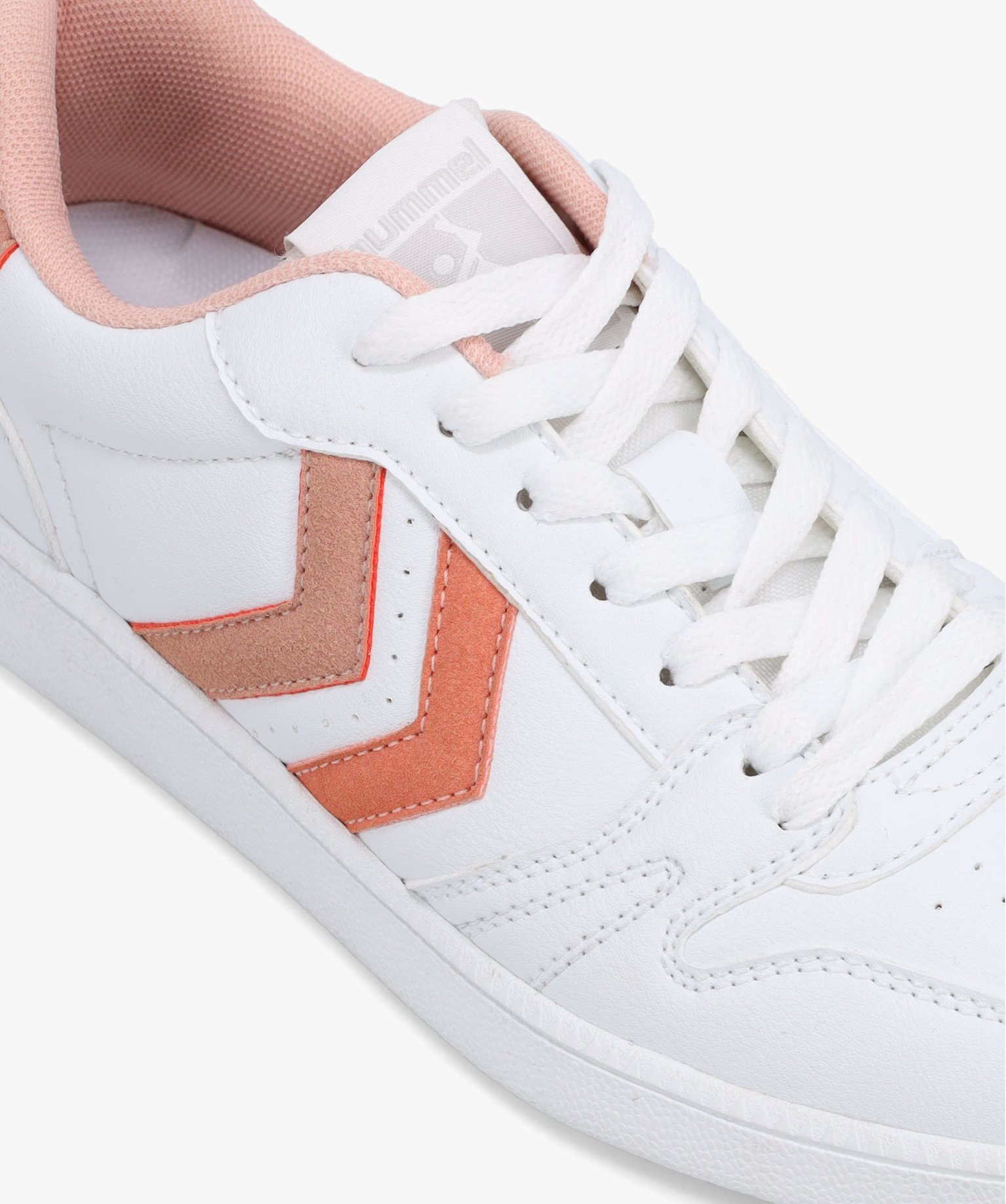 Baskets femme à bandes contrastantes – Hummel HandPerfekt blanc | GEMO