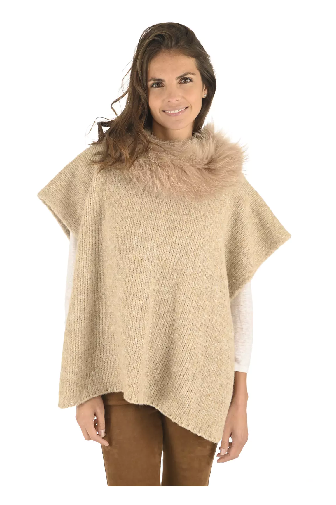 Lea Clement Autres Gilets Femme couleur beige