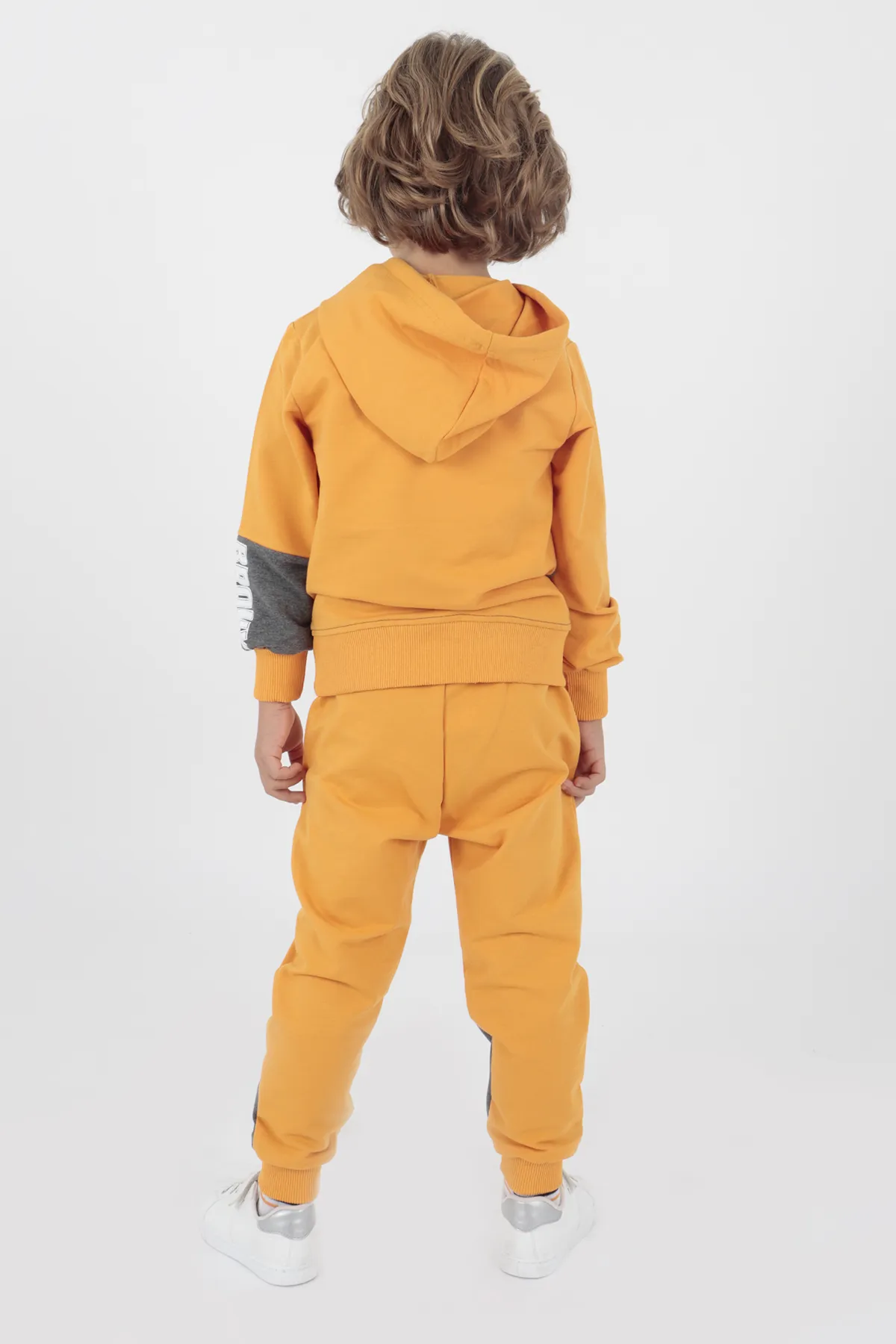 AHENGİM  Bedrucktes Bronx-Trainingsanzug-Set für Jungen Ak2235