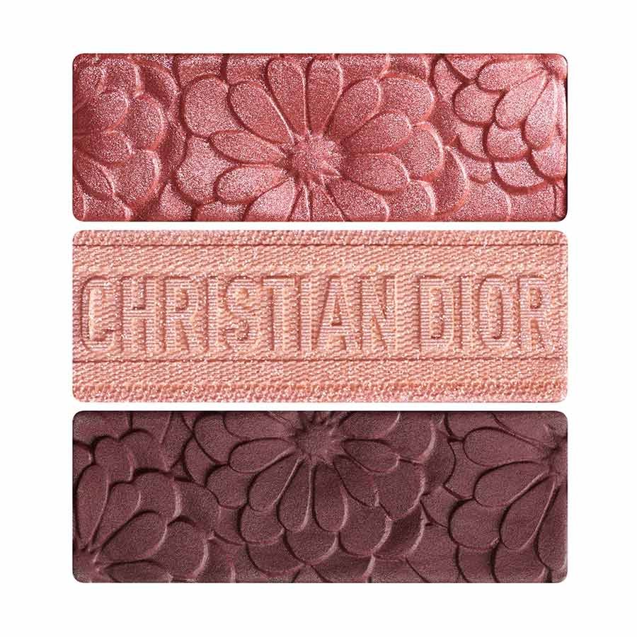 DIOR 3 COULEURS TRI(O)BLIQUE  – PURE GLOW KOLLEKTION, LIMITIERTE EDITION MAKE-UP-PALETTE – 3 LIDSCHATTEN – TRIO AUS FARBEN UND EFFEKTEN
