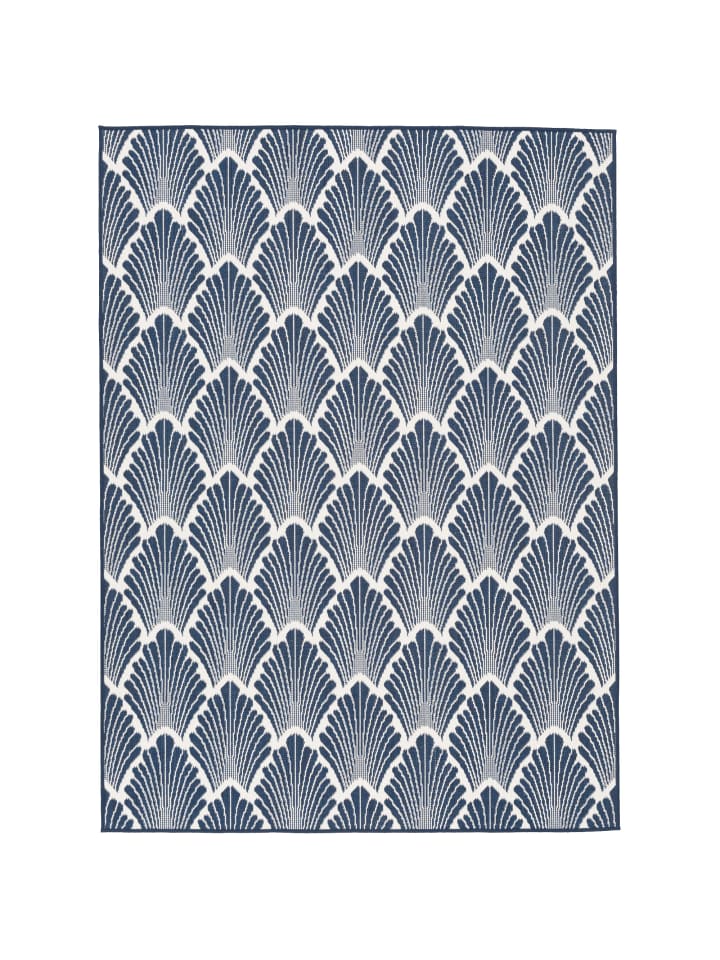 Pergamon In- und Outdoor Teppich Beidseitig Cape Cod Modern in Blau günstig kaufen