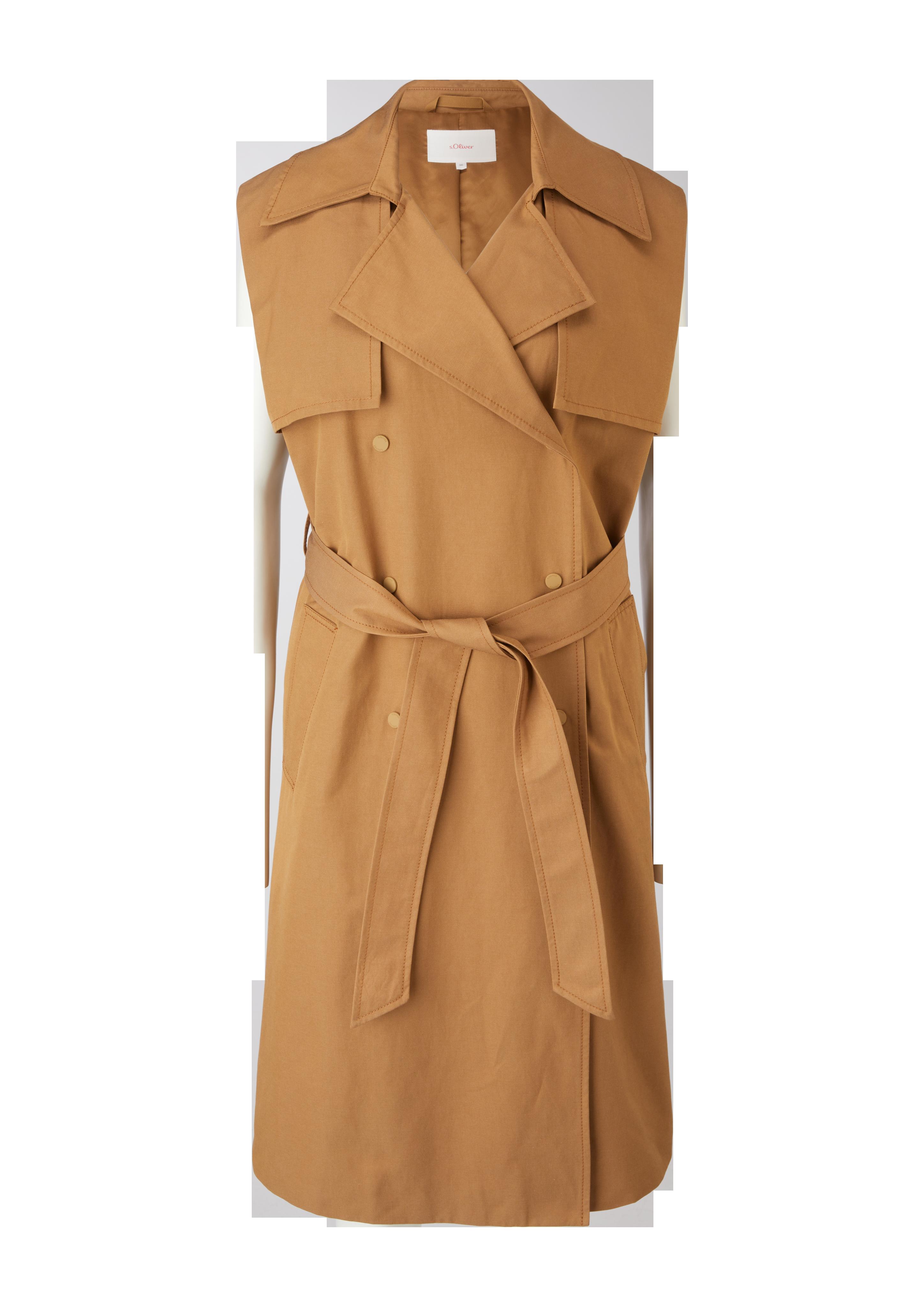 Trench-Weste aus Twill  2117296-8469