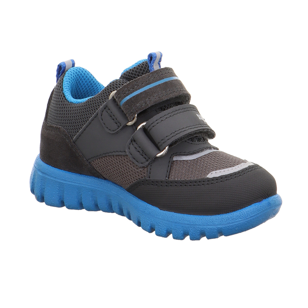 SPORT7 MINI - Grau/TürkisSneaker low mit Klettverschluss