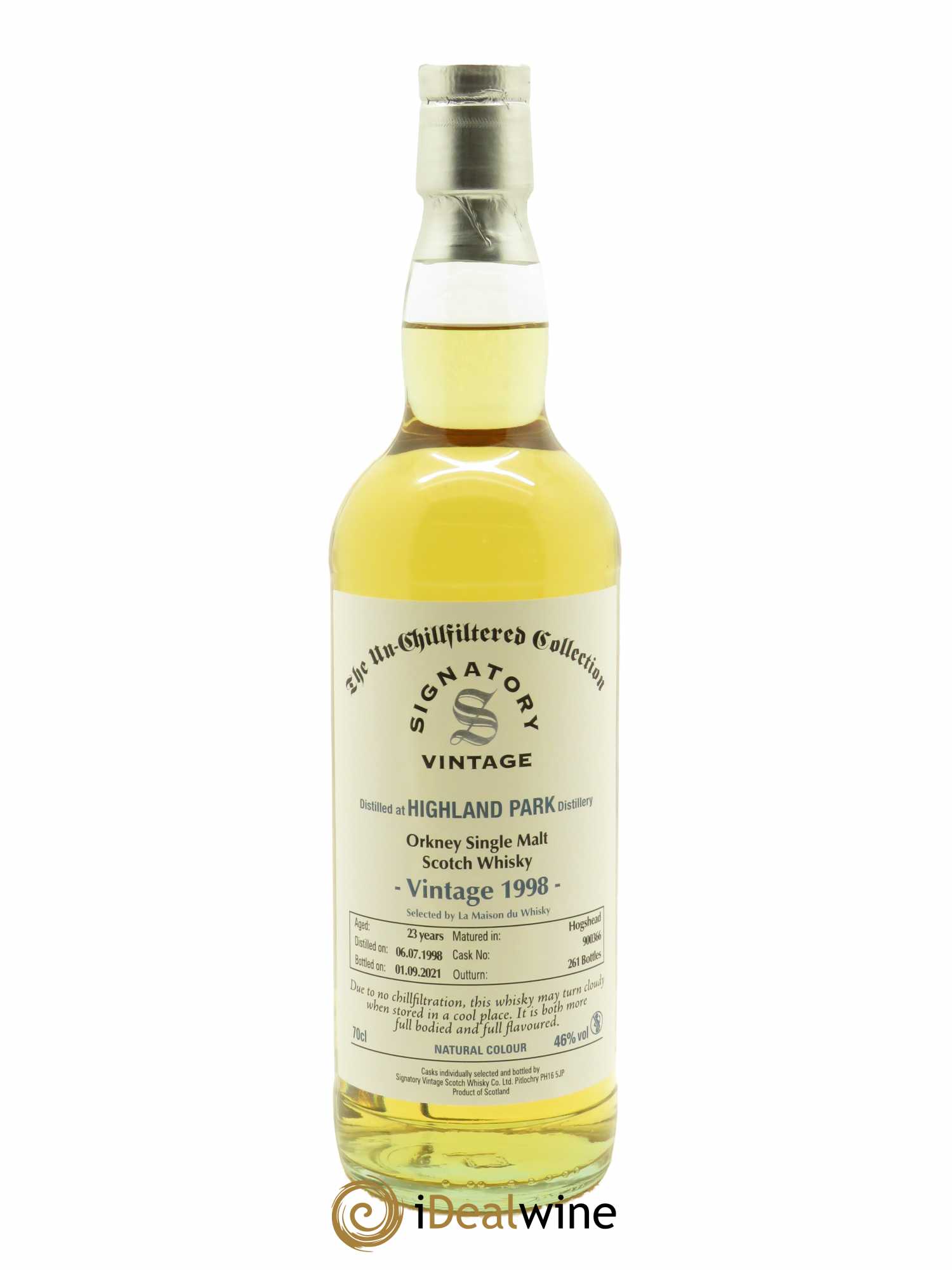 Whisky Highland Park 23 years Conquête Single Malt Gordon & Macphail  1998 - Lot de 1 Bouteille