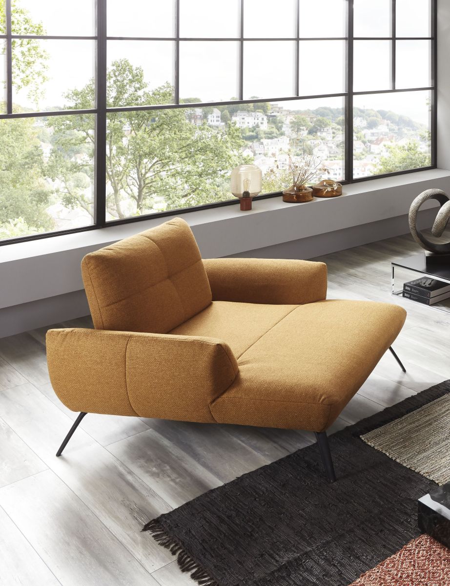 Recamiere Loveseat Dover XC Gelb