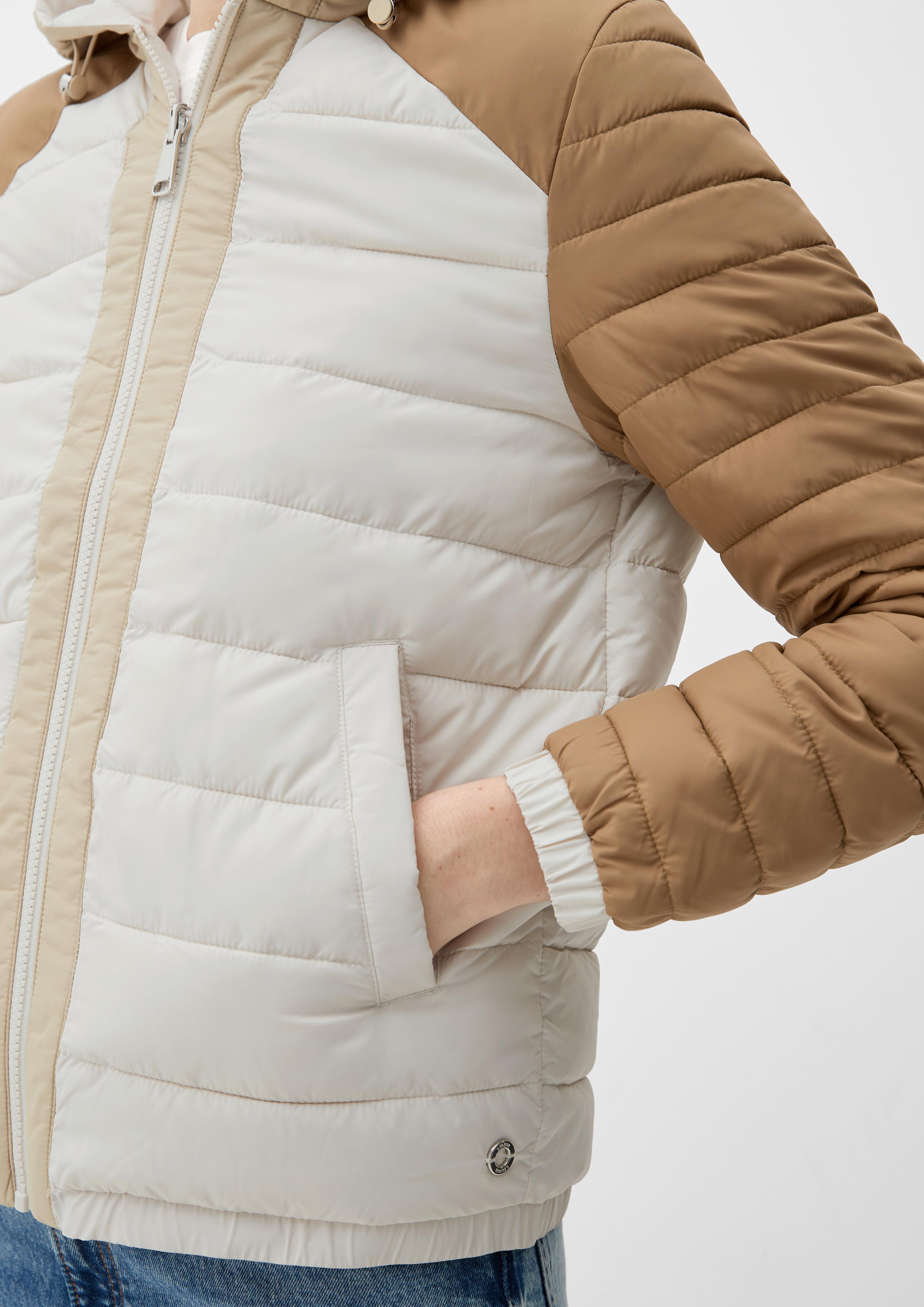 Steppjacke in Colour-Blocking-Optik  2125092-0330