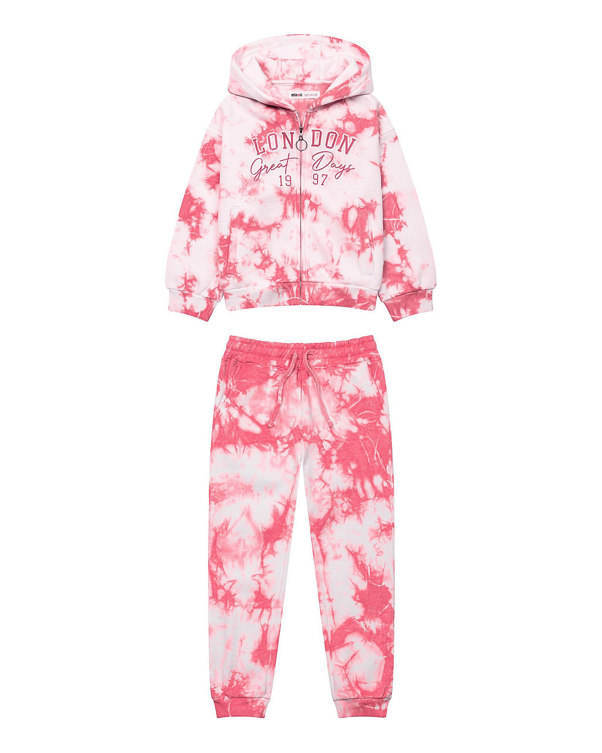 Fleece-Kapuzensweatshirt und Jogginghose für Mädchen ( 3y-14y ) für Mädchen