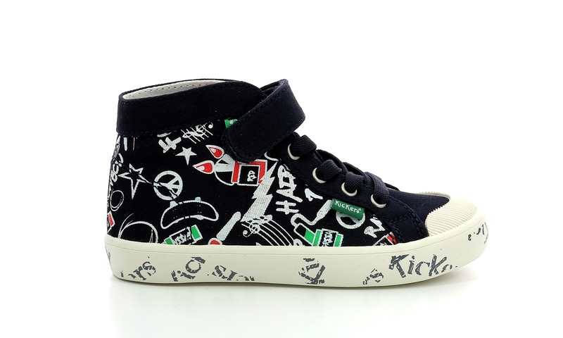 Sneakers hautes toile Godup