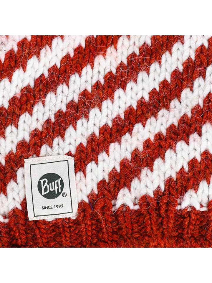 Buff Loop-Schal in Rot/ Weiß - (L)55 x (B)37 cm günstig kaufen onesize
