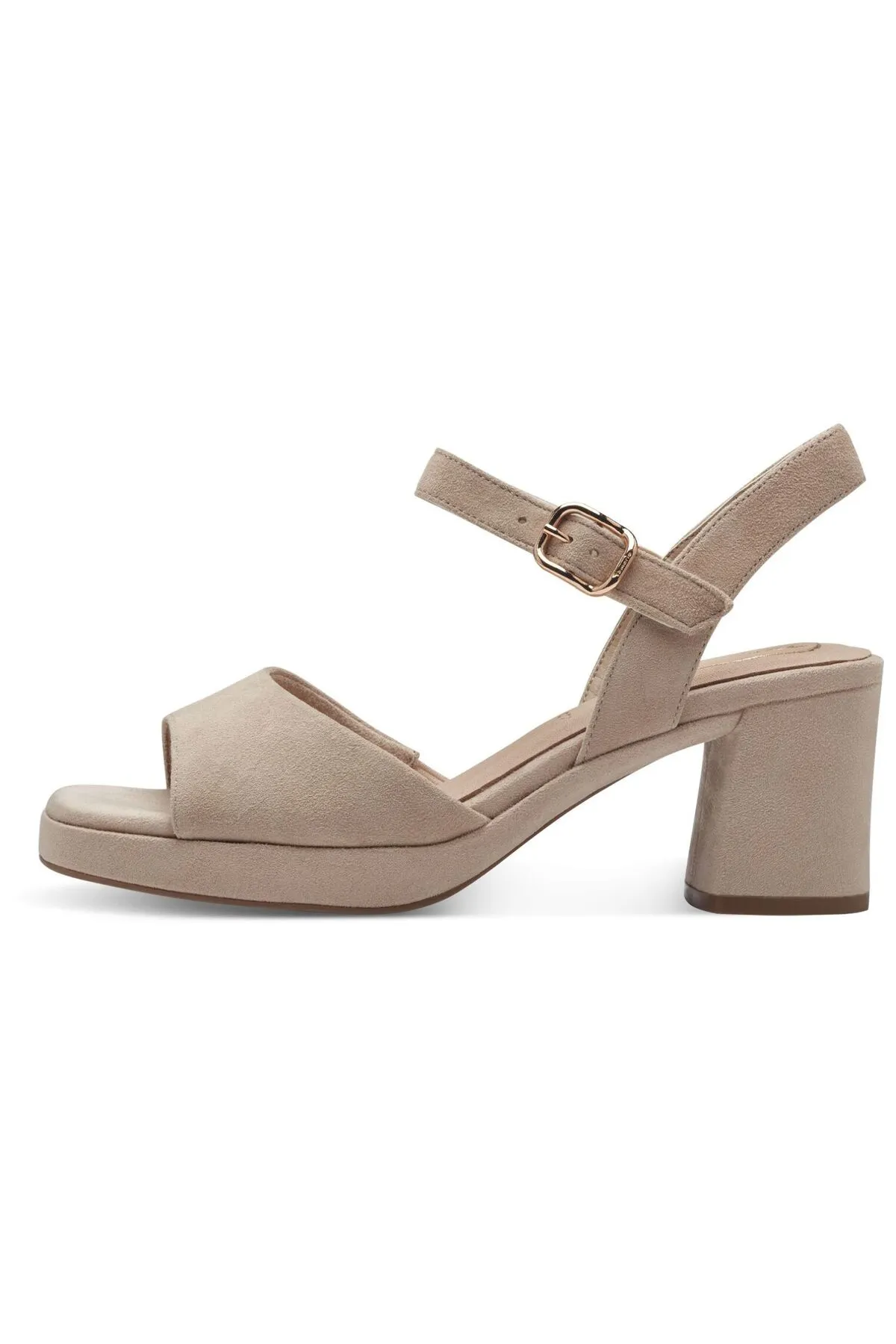 Tamaris Comfort  Sandalette - Beige - Blockabsatz