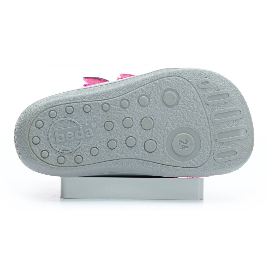 Beda Rebecca mit Membran (BF 060010/W) rosa Winterbarfußschuhe