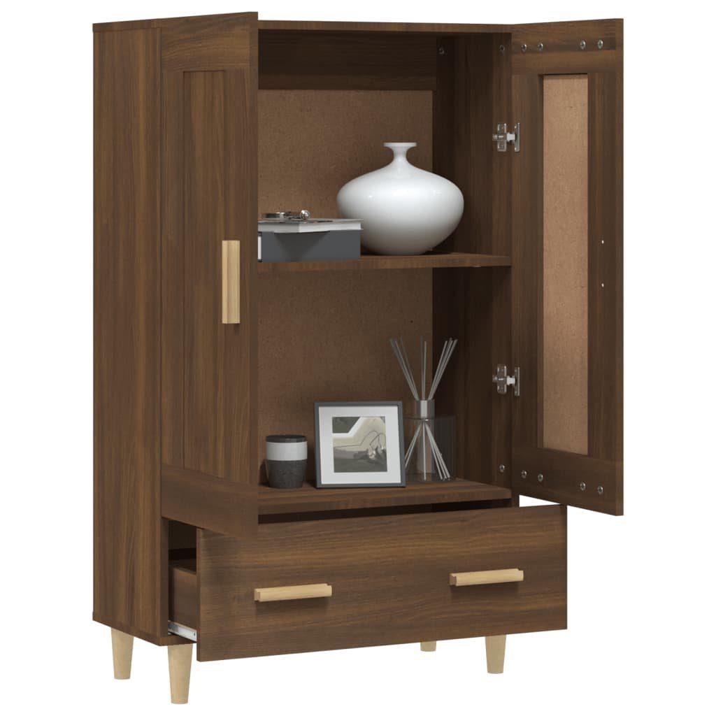 vidaXL Sideboard Highboard Braun Eichen-Optik 70x31x115 cm Holzwerkstoff (1 St)