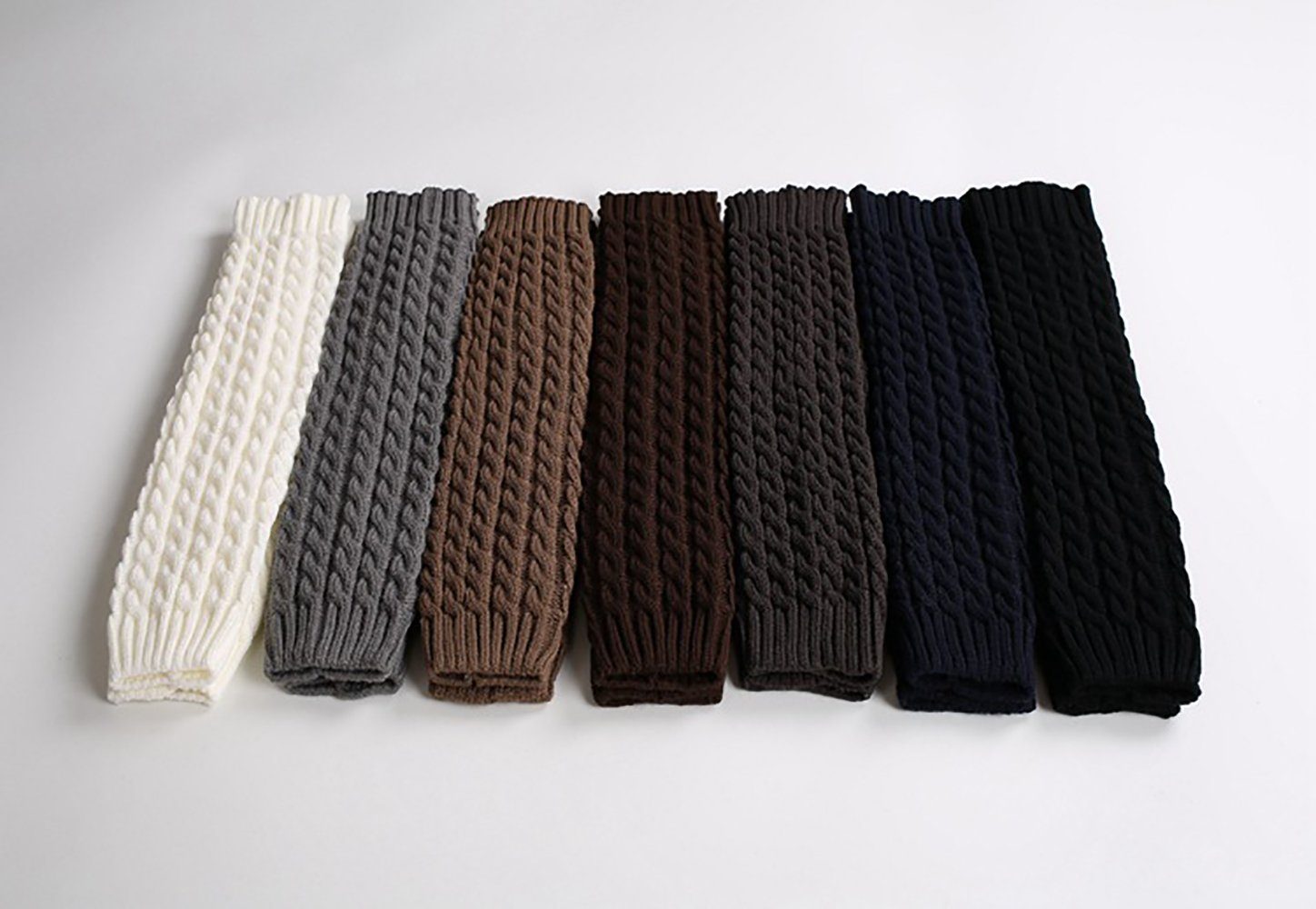 Beinstulpen Damen gestrickte Beinwstulpen (Knie Hoch Stulpen Legwarmers für Damen) Warme Beinstulpen Strick Beinwärmer