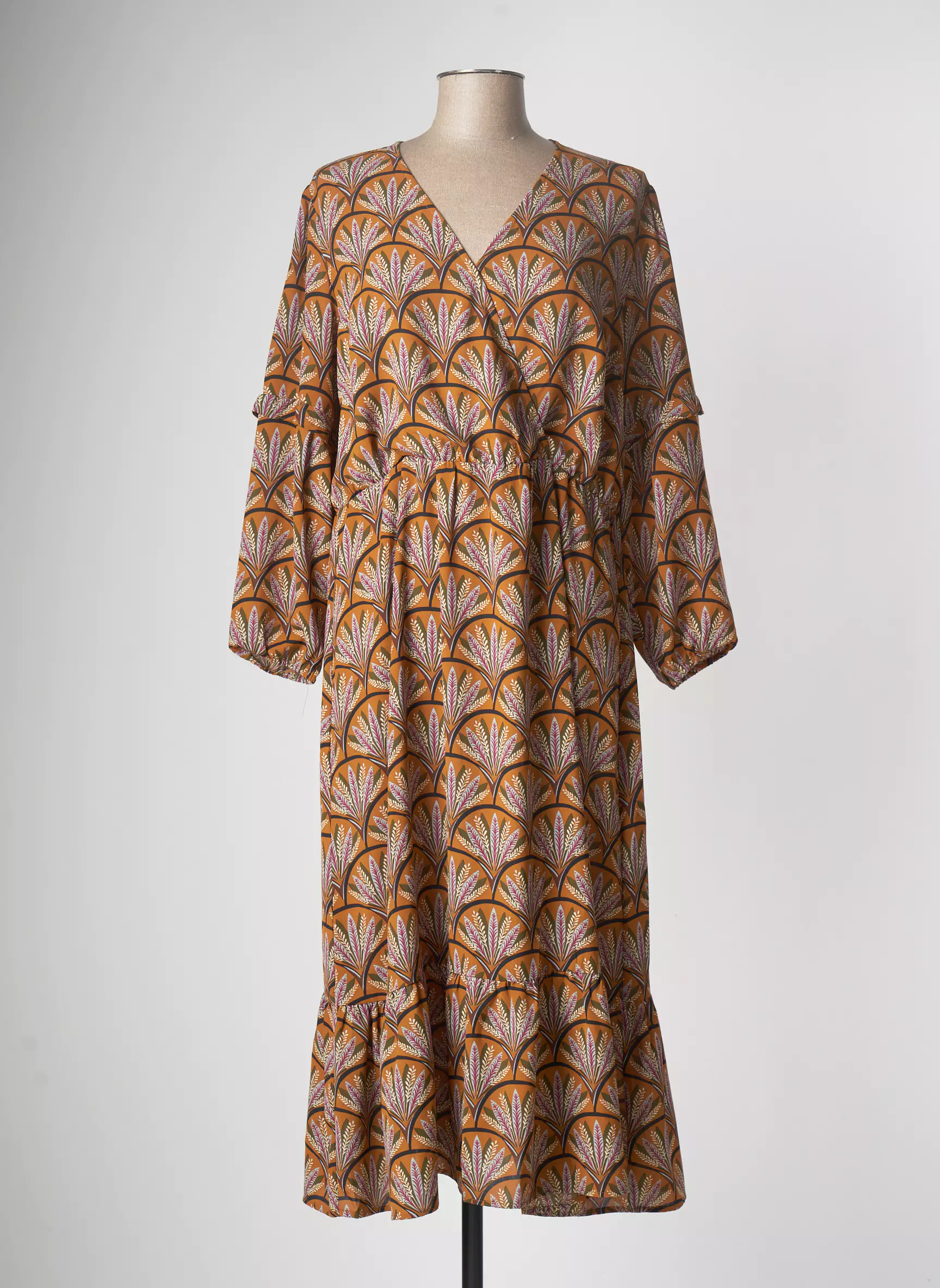 Acbelle Robes Longues Femme couleur marron