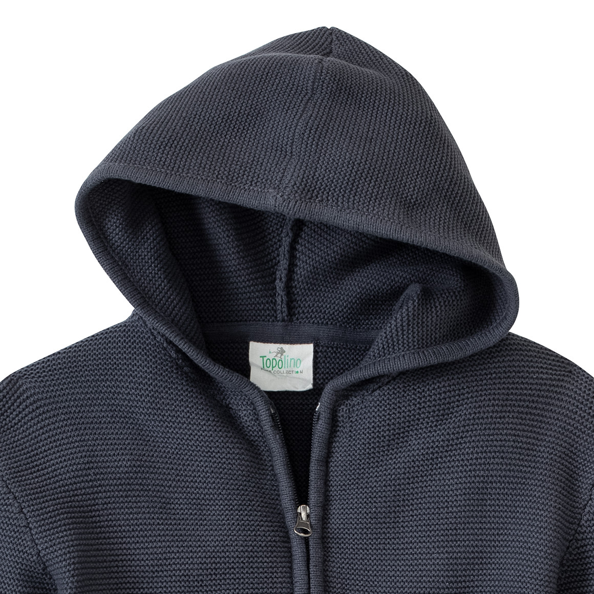 Jungen Strickjacke mit Kapuze