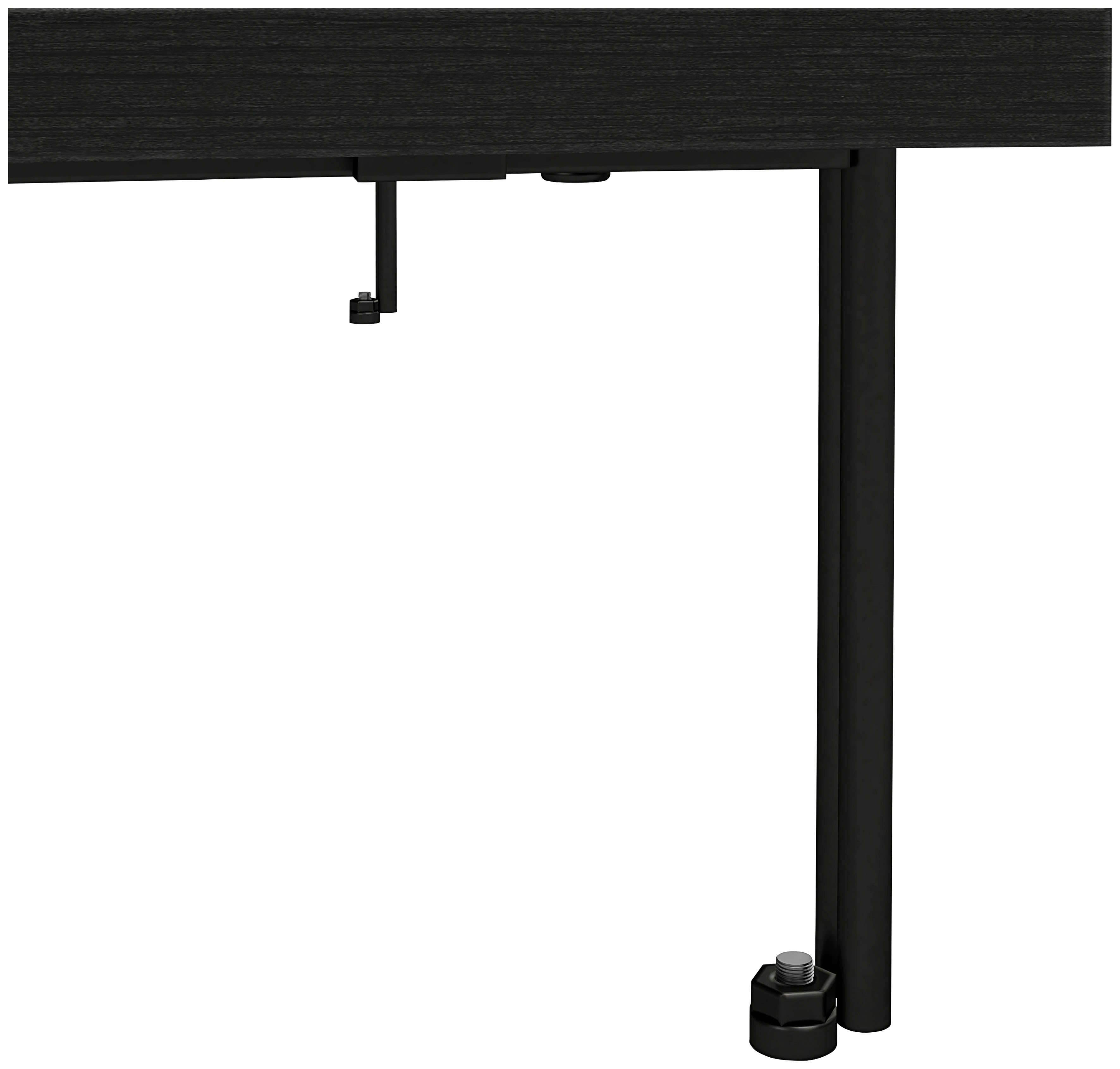 Dorel Home Barschrank Wainwright mit Oberboden aus geriffeltem Glas, Breite 91,5 cm, Höhe 92 cm