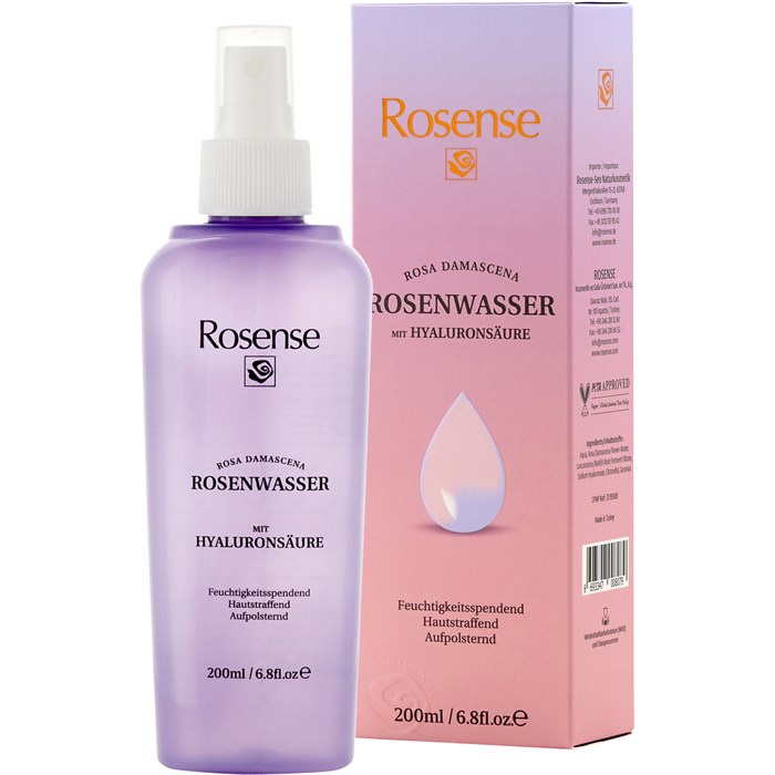 Rosenwasser mit Hyaluronsäure