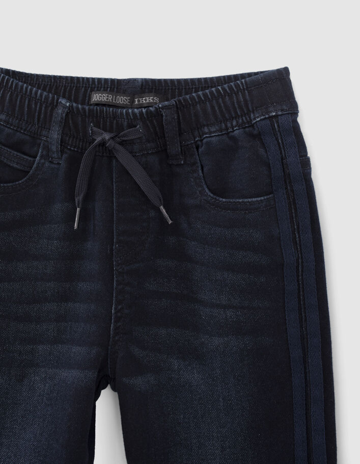Jean JOGGER brut avec bandes latérales garçon