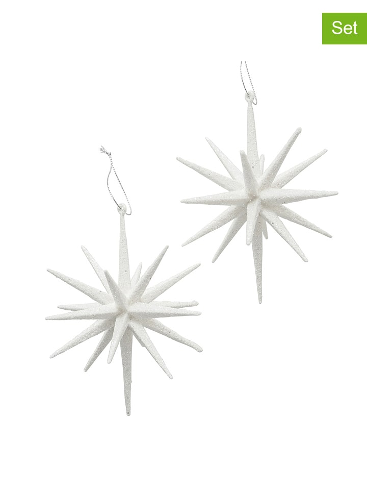 Boltze 2er-Set: Weihnachtsanhänger 