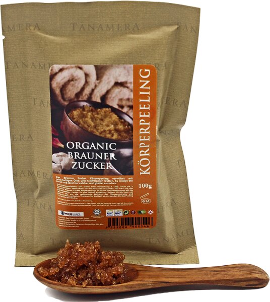 Tanamera Organic Brauner Zucker Körperpeeling
