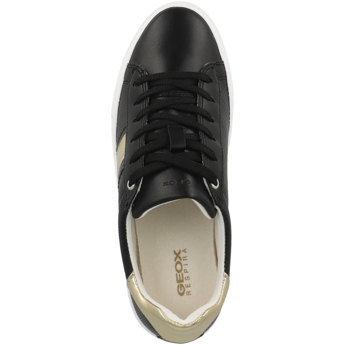 Geox D Claudin A Sneaker Low schwarz
