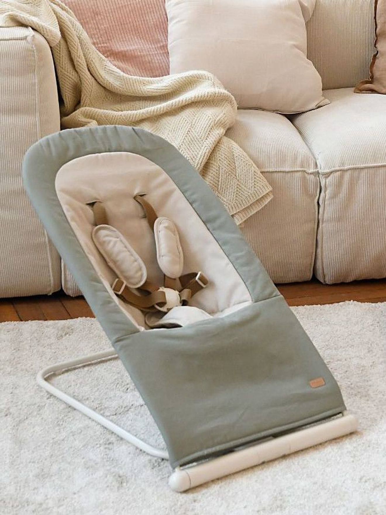 Beaba Mitwachsende Babywippe Eazy Relax BEABA - salbeigrün/hellbeige