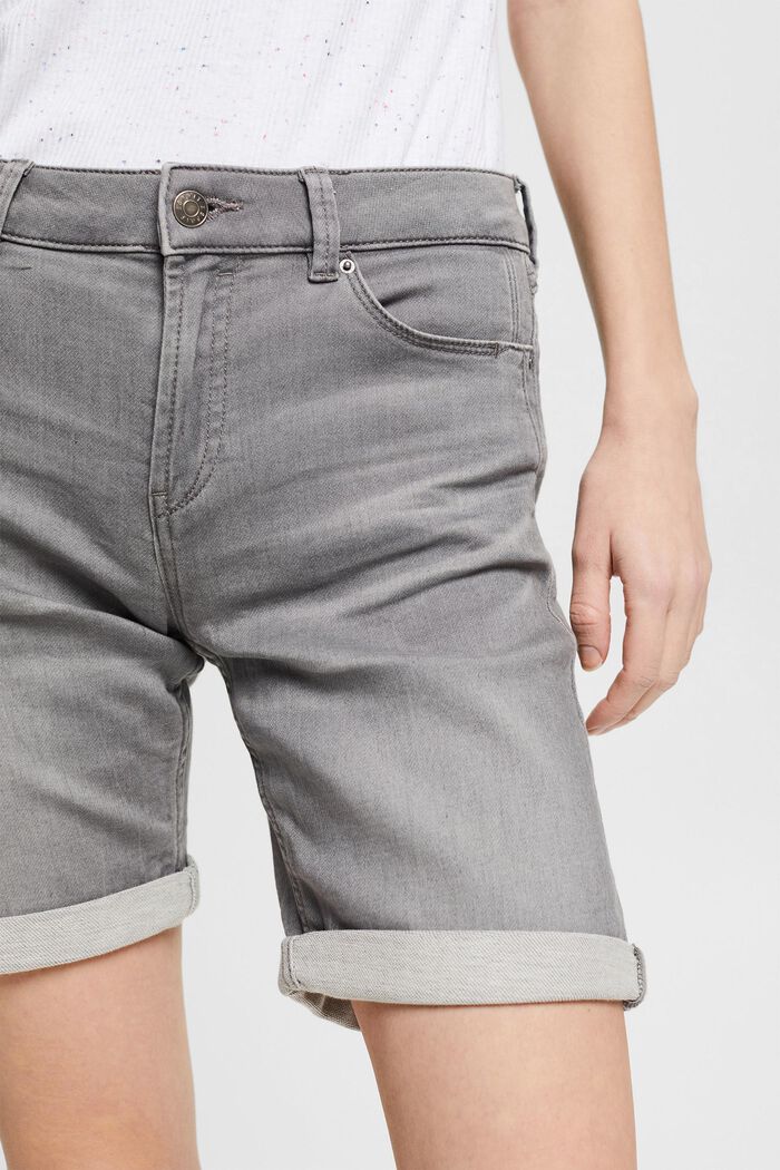 Jeans-Shorts aus Bio-Baumwoll-Mix