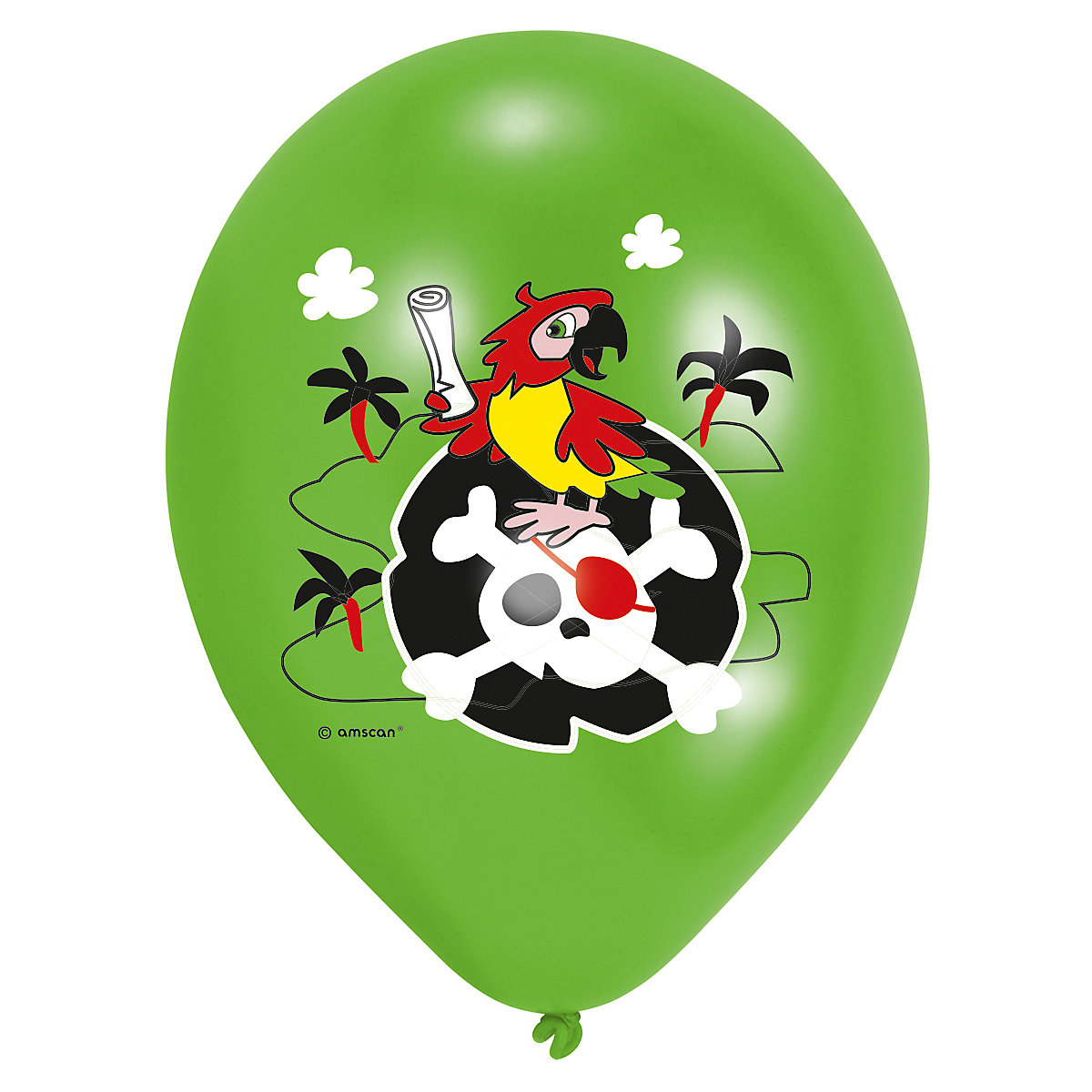 Ballons Pirat 28 cm, 6 Stück