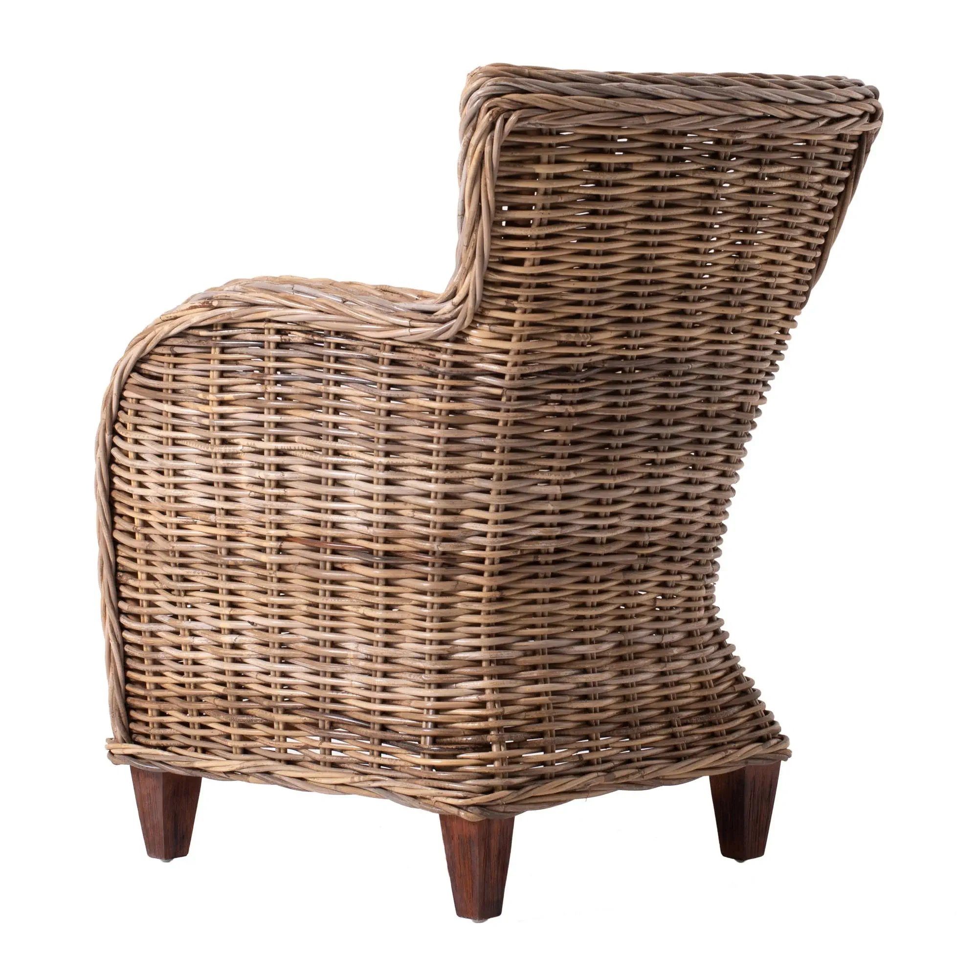 Novasolo Rattanstuhl Wickerworks (2er-Set Stühle, 2 St), Standard Rückenlehne, Baron, Baron Stuhl (2er-Set)
