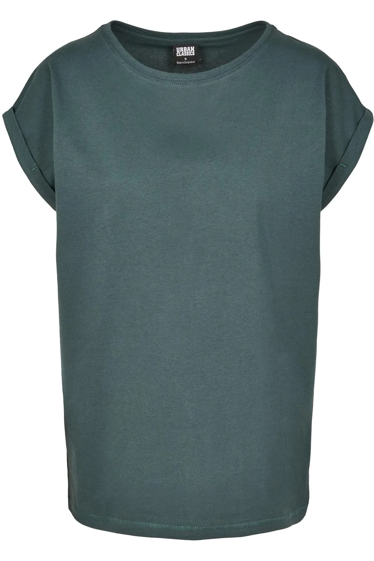 Urban Classics  Damen T-Shirt mit verlängerter Schulterpartie für Damen