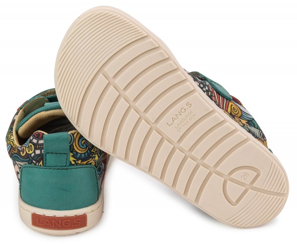 LANG.S Kids ~ Ember LowCut Leder ~ Turqouise